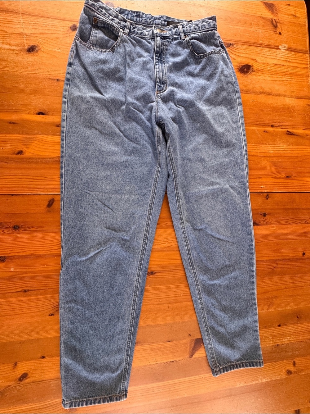 Liz Claiborne High-Rise Light Blue Women's Classic Mom Jeans